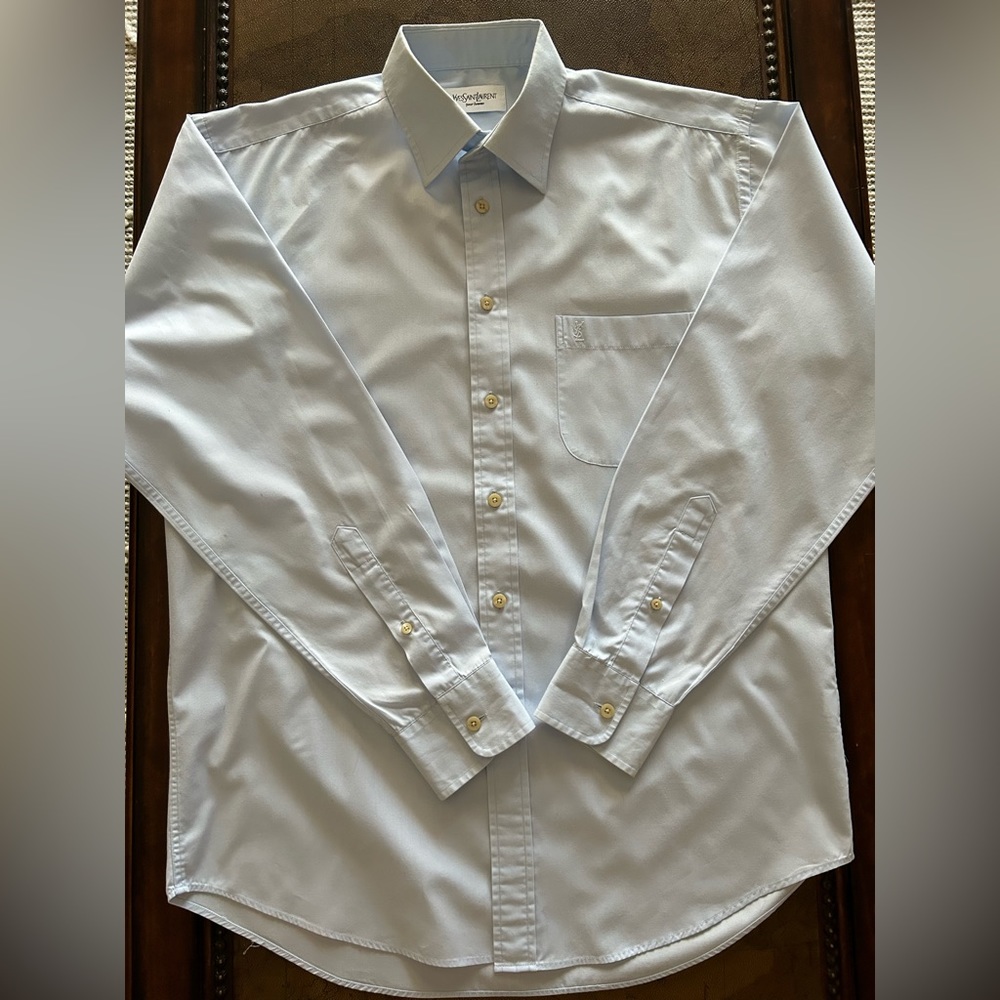 YSL | Yves Saint Laurent Pour Homme | Cotton-poplin shirt | Made in Italy